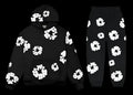 Denim Tears The Cotton Wreath Set Black