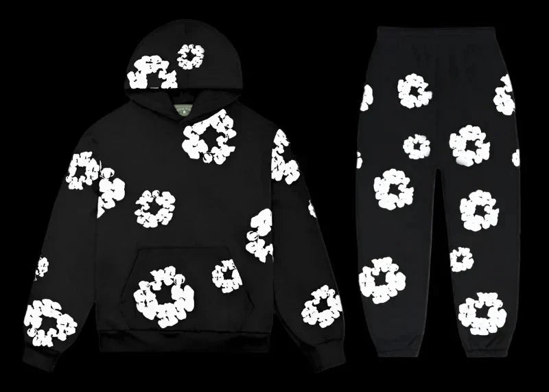 Denim Tears The Cotton Wreath Set Black