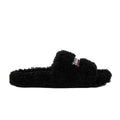 Balenciaga Furry Slide Black